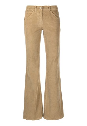 Nili Lotan corduroy bootcut trousers - Toni neutri