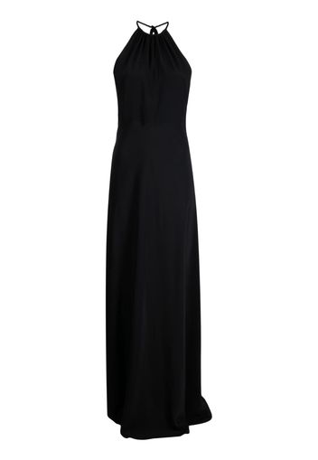 Nili Lotan open-back silk maxi dress - Nero