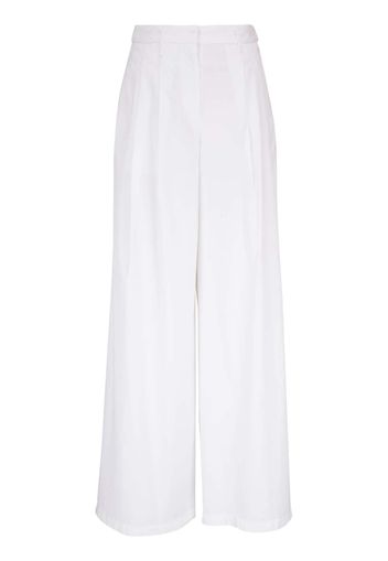 Nili Lotan high-waist palazzo trousers - Bianco