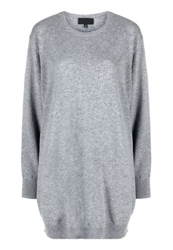 Nili Lotan long-sleeve cashmere dress - Grigio