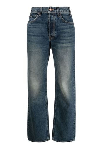 Nili Lotan washed straight-leg jeans - Blu