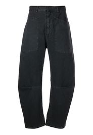 Nili Lotan curved-leg denim jeans - Grigio