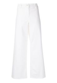 Nili Lotan Megan flared cuff trousers - Bianco