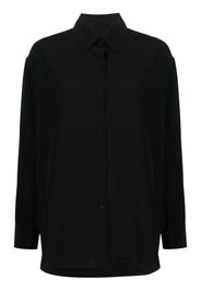 Nili Lotan silk long-sleeved shirt - Nero