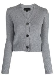 Nili Lotan intarsia-knit cashmere cardigan - Grigio