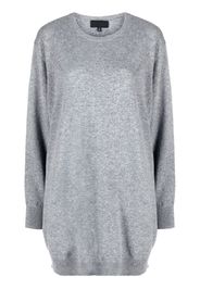 Nili Lotan long-sleeve cashmere dress - Grigio