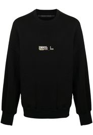 NILøS logo-print sweatshirt - Nero