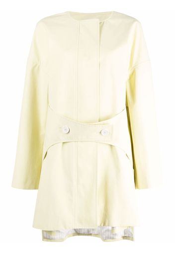 Nina Ricci Cappotto monopetto - Giallo