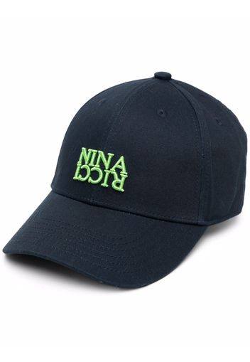 Nina Ricci embroidered-logo baseball cap - Blu