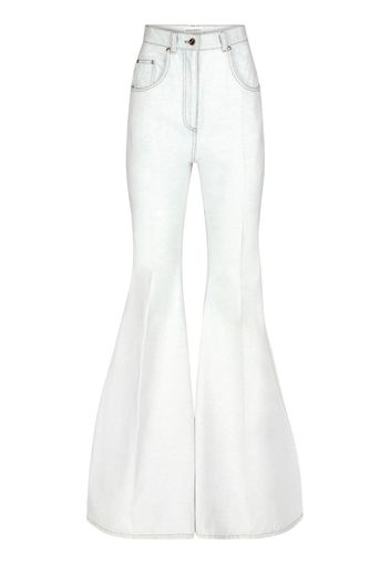 Nina Ricci Jeans svasati a vita alta - Blu