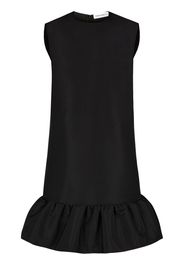 Nina Ricci peplum-hem sleeveless dress - Nero