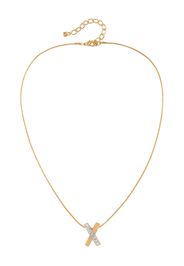 Nina Ricci 1980s X pendant necklace - Oro