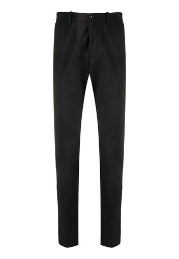 straight-leg tailored trousers