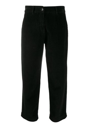 cropped corduroy trousers