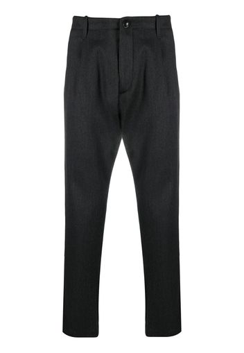 tailored wool-blend trousers