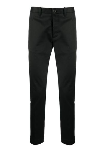 fitted chino trousers