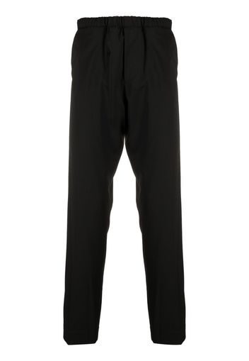 Nine In The Morning logo-patch elasticated trousers - Nero