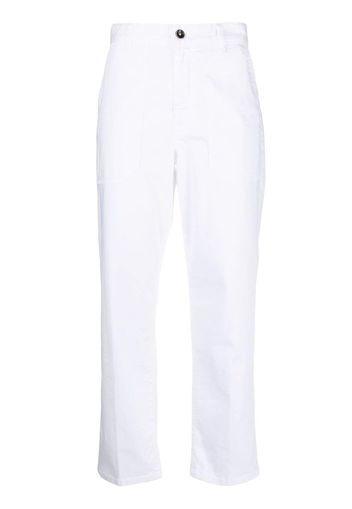 Nine In The Morning Pantaloni crop - Bianco