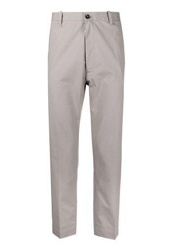 Nine In The Morning Pierre mid-rise cropped chinos - Grigio