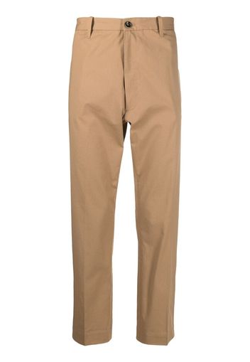 Nine In The Morning Pierre mid-rise cropped chinos - Marrone