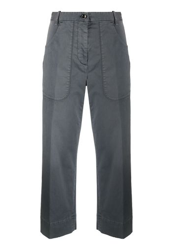 Nine In The Morning Pantaloni sartoriali crop - Grigio