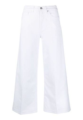 Nine In The Morning cropped wide-leg trousers - Bianco