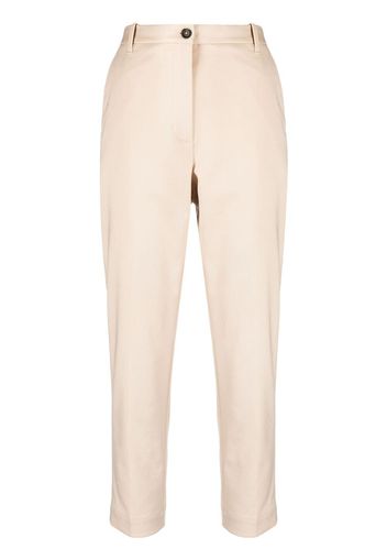 Nine In The Morning high-waisted cropped trousers - Toni neutri