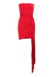 NISSA Abito corto con frange - Rosso