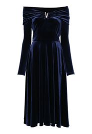 NISSA Abito midi con spalle scoperte - Blu