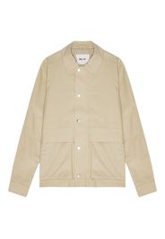 NN07 Paulo press-stud overshirt - Toni neutri