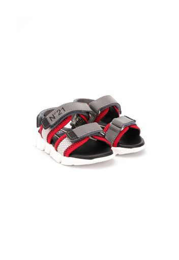 touch-strap logo sandals