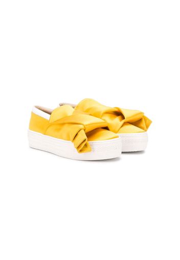 TEEN knotted slip-on sneakers