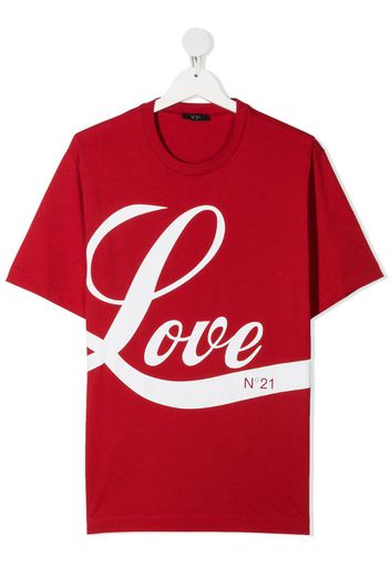 Love print T-shirt