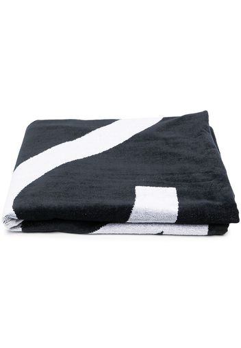 Nº21 Kids logo-print cotton towel - Nero