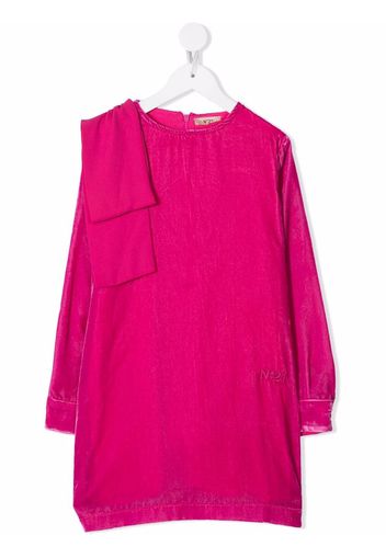 Nº21 Kids pleated detail dress - Rosa