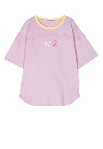 Nº21 Kids T-shirt con stampa - Rosa