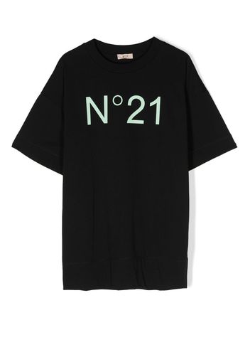 Nº21 Kids T-shirt con stampa - Nero