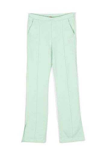 Nº21 Kids logo-embroidered track pants - Verde