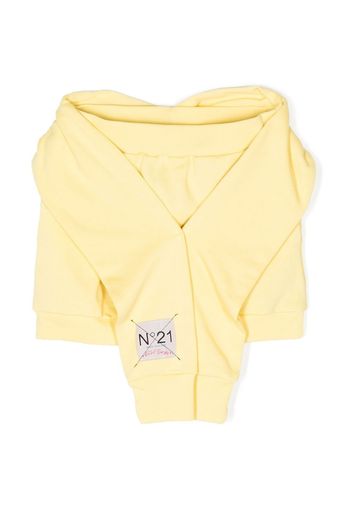 Nº21 Kids elasticated waistband casual shirt - Giallo