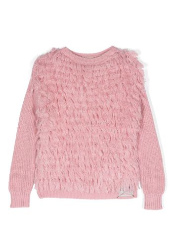 Nº21 Kids Maglione con ruches - Rosa