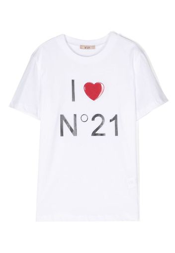 Nº21 Kids T-shirts - Bianco