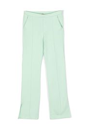 Nº21 Kids logo-embroidered track pants - Verde