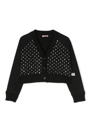 Nº21 Kids Cardigan con decorazione - Nero