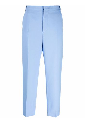 Nº21 pressed-crease tailored trousers - Blu