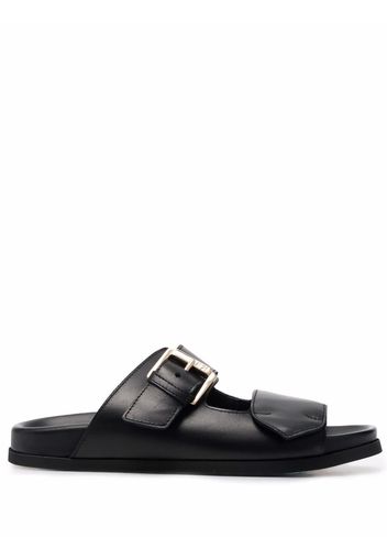 Nº21 Sandali slides con fibbia - Nero