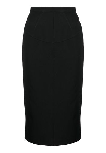 Nº21 high-waisted pencil skirt - Nero