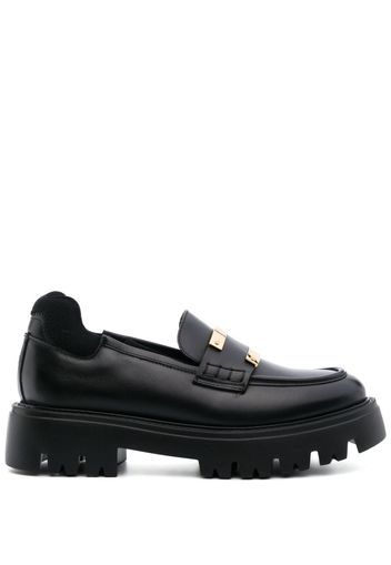 Nº21 45mm logo-plaque chunky-sole loafers - Nero