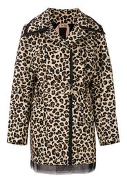 Trench con stampa animalier