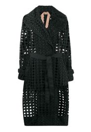 Cappotto midi traforato