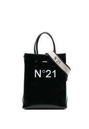 Nº21 Borsa shopper con logo - Nero
